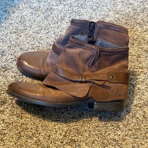 Miz Mooz Brown Ankle Boots